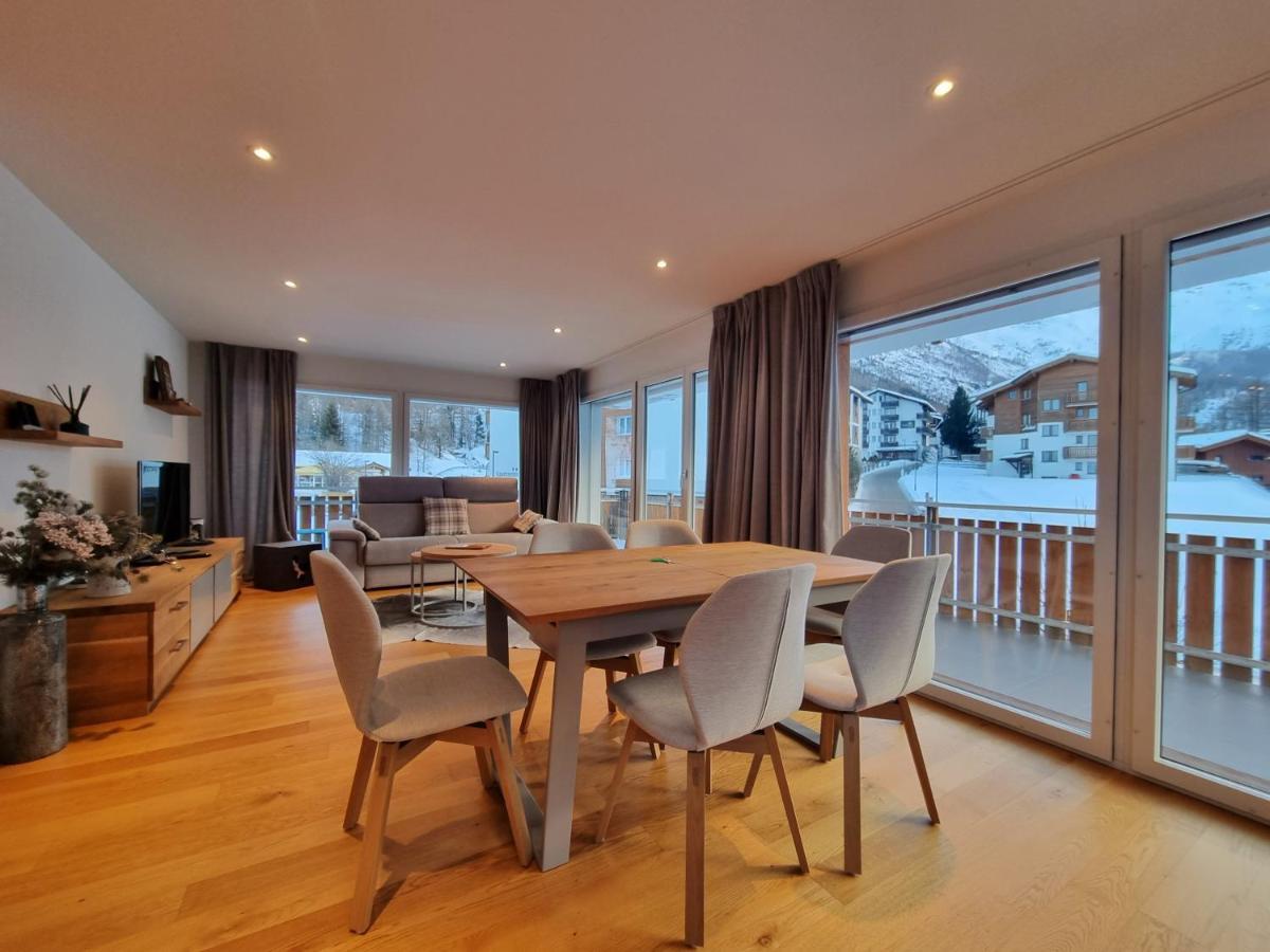 Luxury Apartment Romaine 1St Floor Saas-Fee Exterior foto